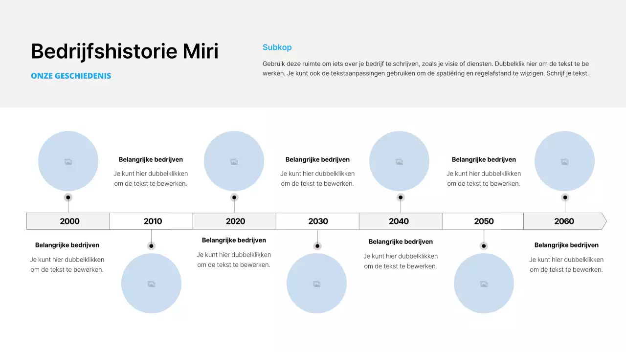 Eenvoudig bedrijf in wit en lichtblauw
