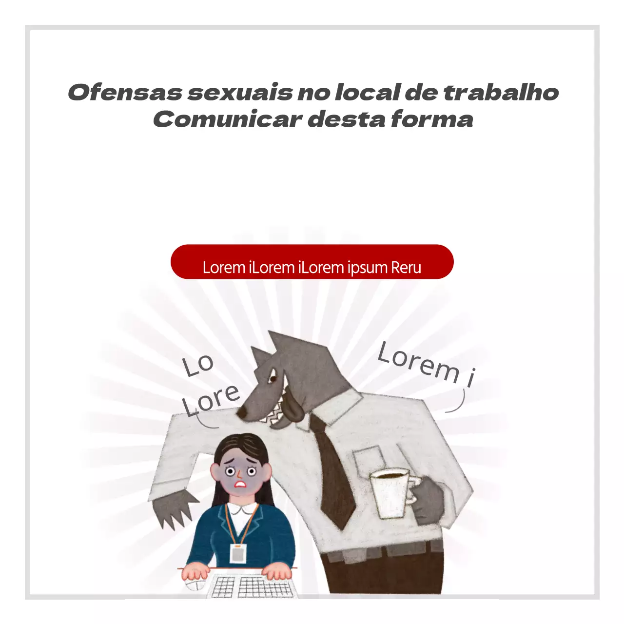 Conduta sexual imprópria no local de trabalho