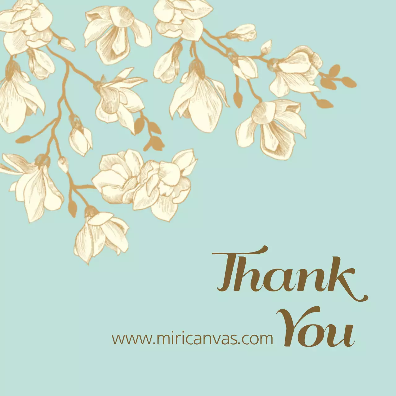 水色 上品 花 手紙 ファンシーバナー