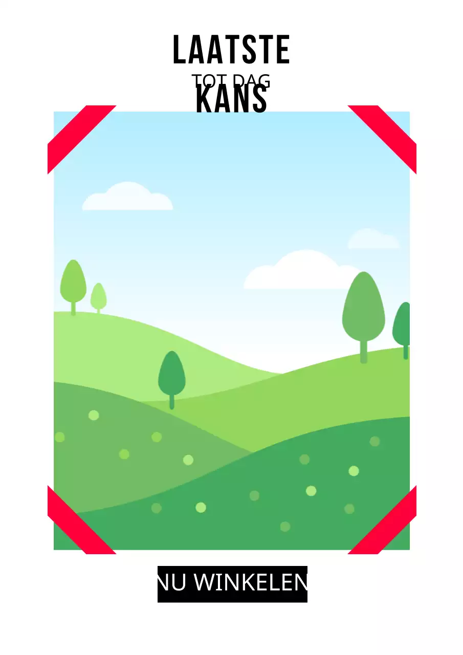 Verschillende lay-outs met foto's in rood