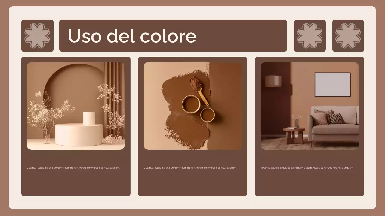 Rapporto sulle tendenze del colore mousse moka
