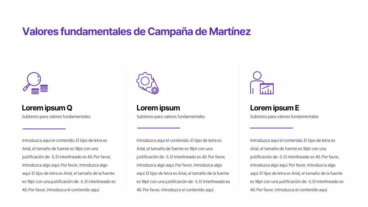 Presentaciones para las elecciones