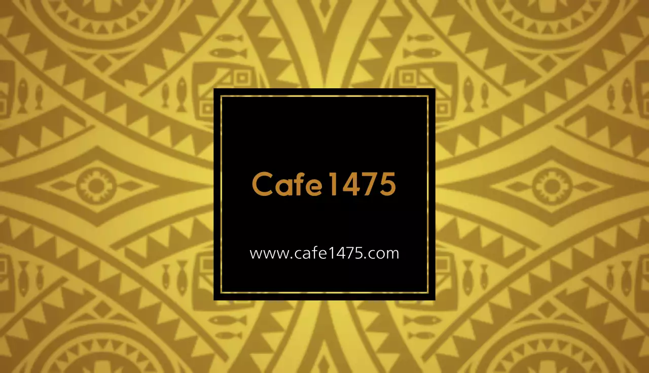 茶色 シンプル カフェ 名刺