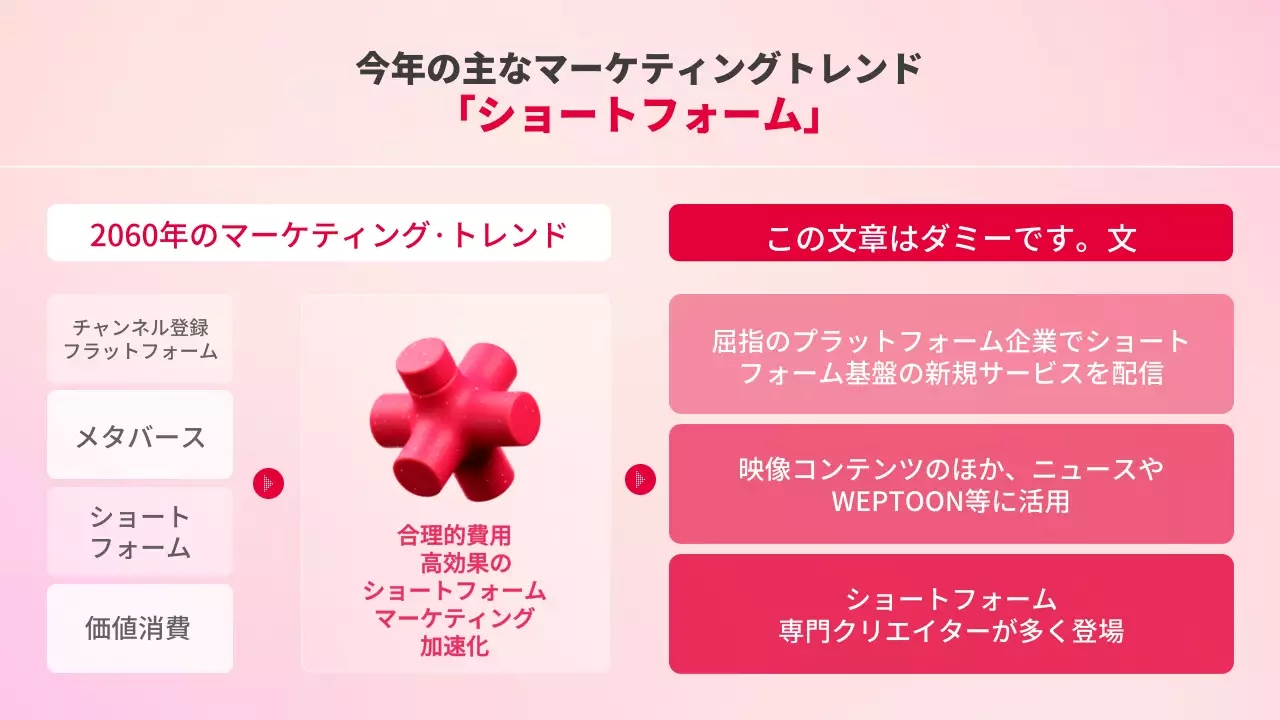 ビバ・マゼンタ モダン トレンド プレゼンテーション