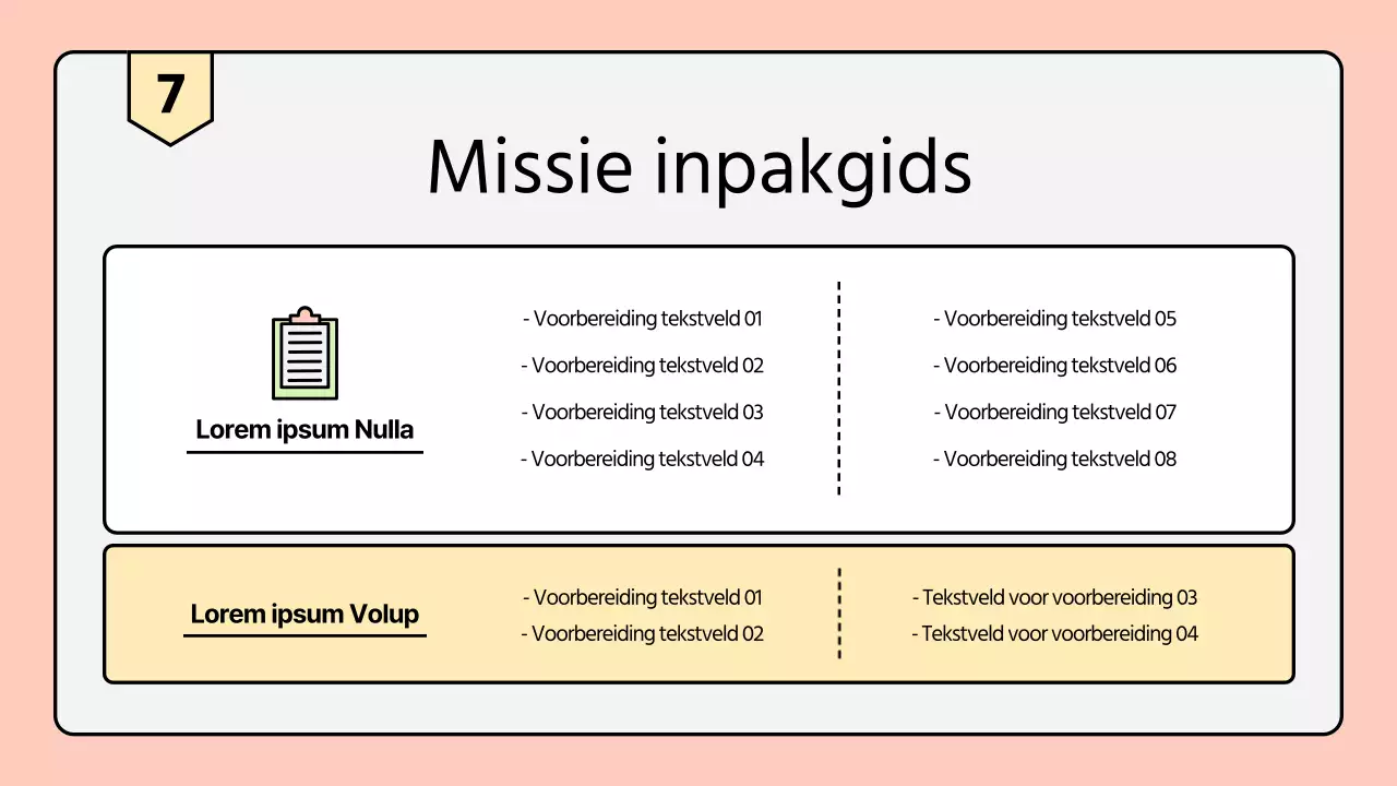 Een strakke, pastelkleurige kerkzomermissiebrochure