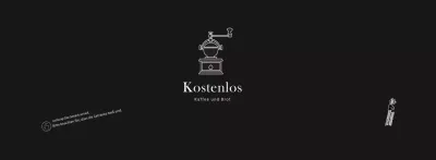 Schwarzer einfacher Cafe-Tassenhalter