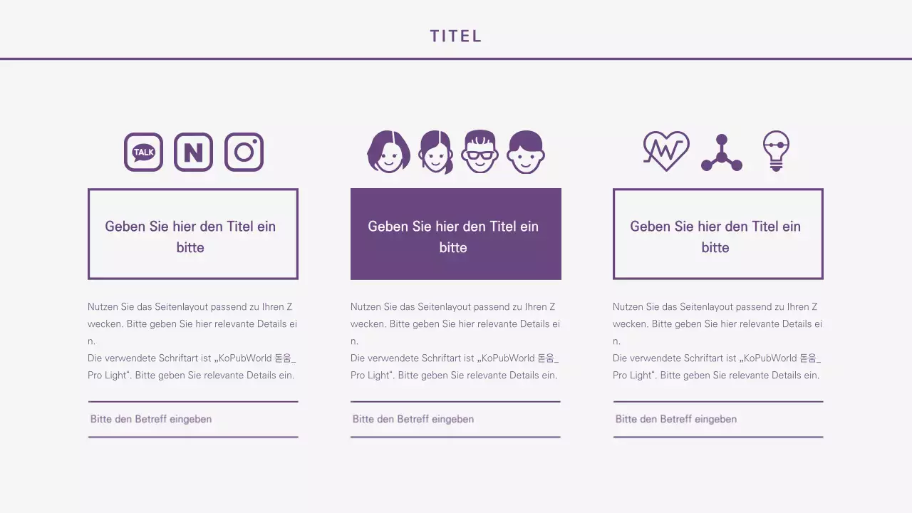 Sauberere Präsentationen