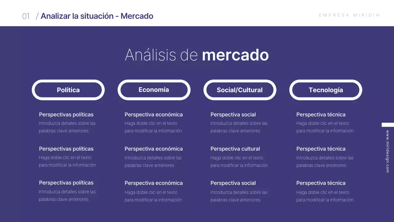 Plantilla de resumen creativo de tema morado