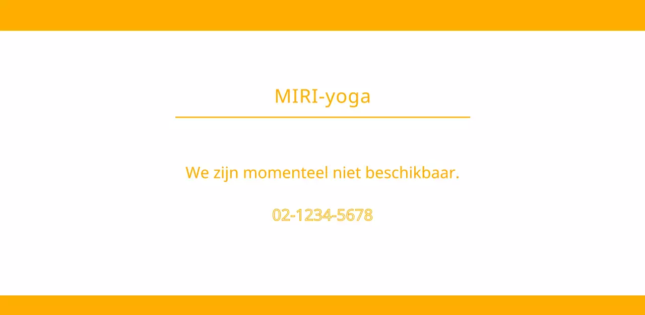 Oranje kalenders om weg te geven als je je yogastudio promoot