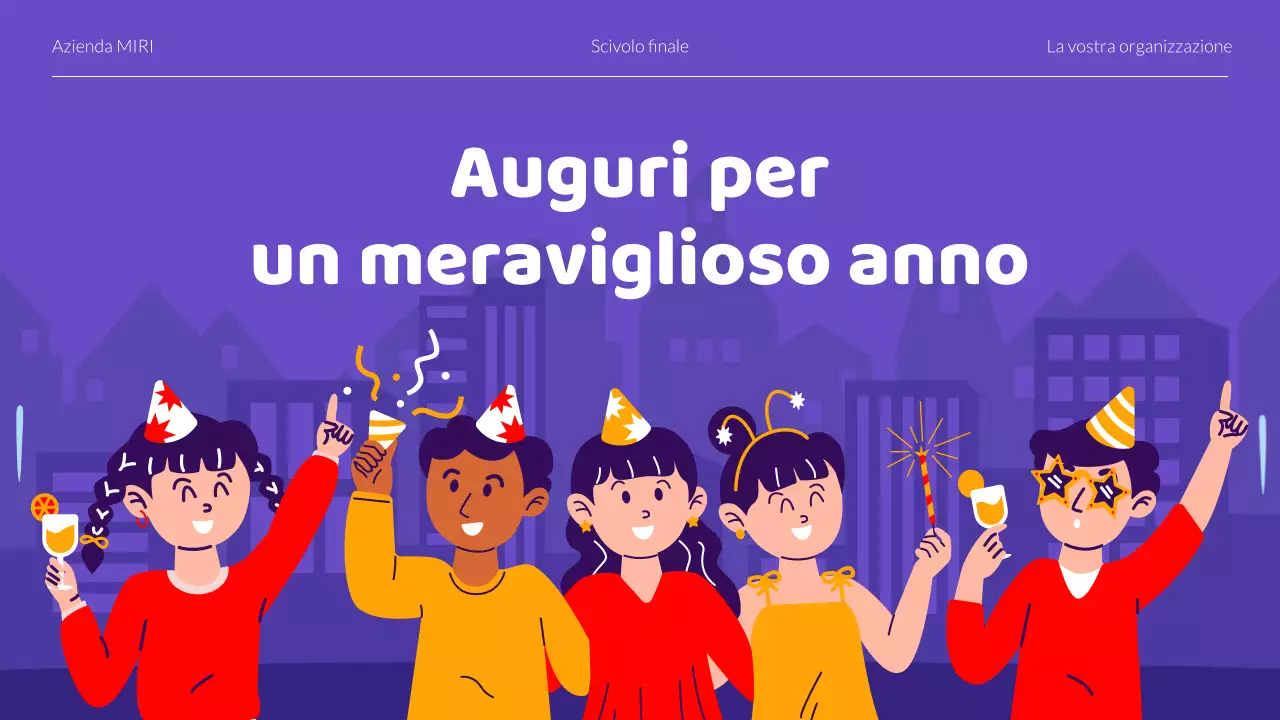 Presentazione del nuovo anno