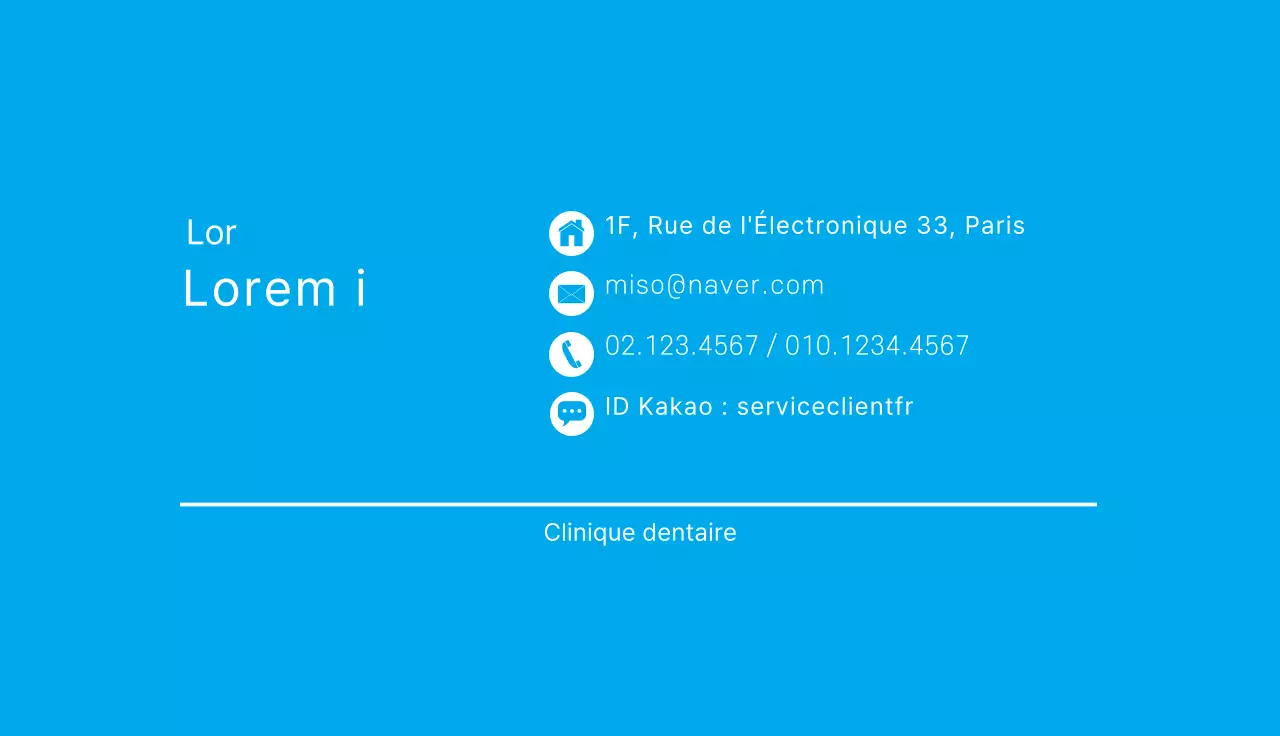 illustration bleue logo simple hôpital dentaire