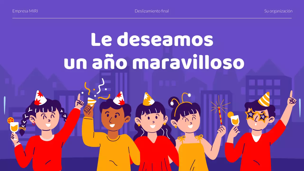 Presentación de la celebración del Año Nuevo