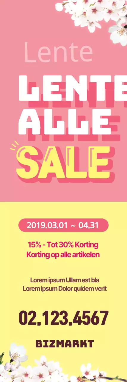 Lentebloemen festival_Banner