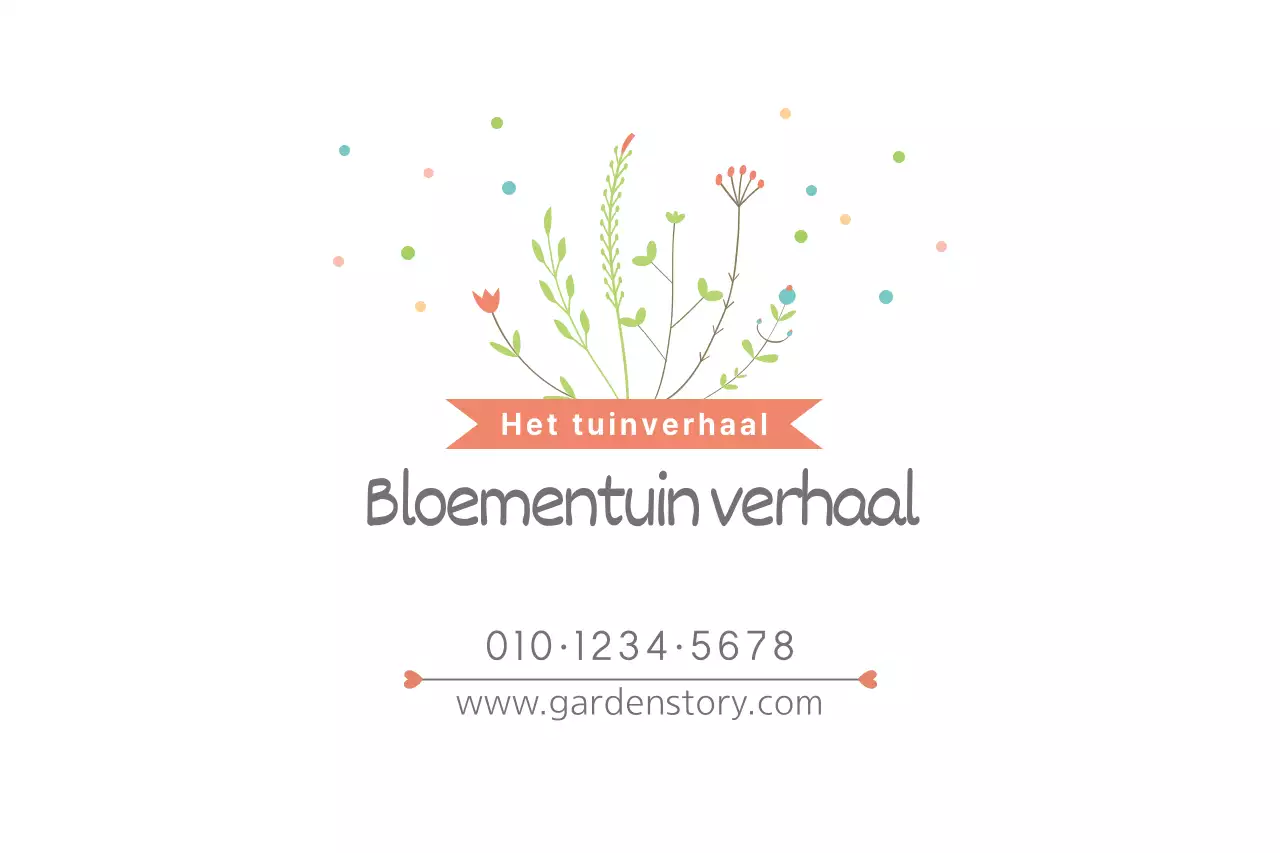Bloementuin verhaal