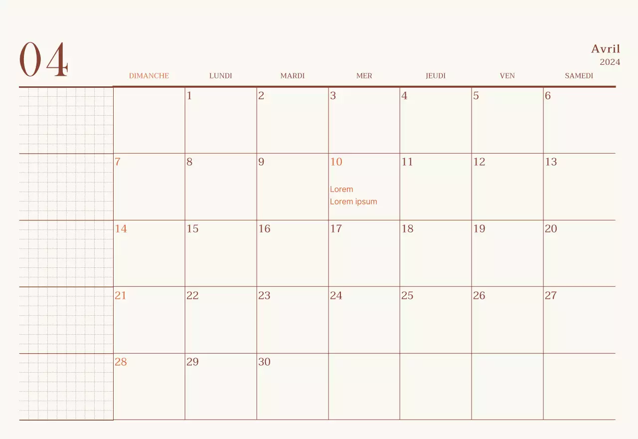 Mise en page de photos de cafés émotionnels en beige et marron