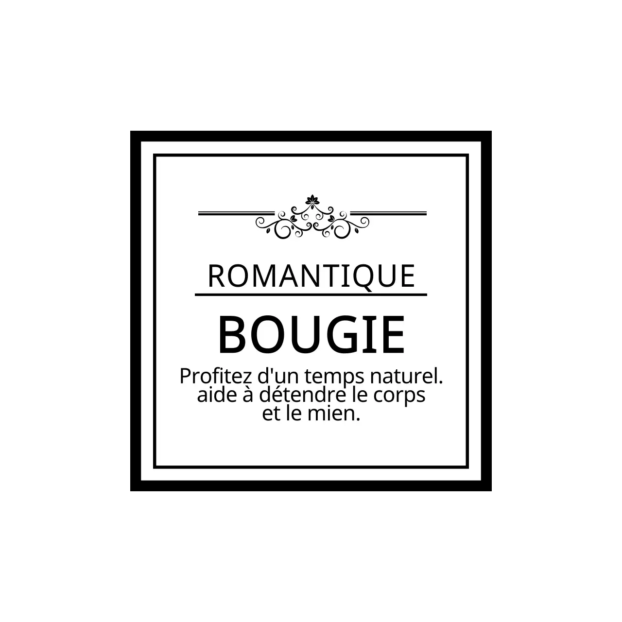 Bougie romantique