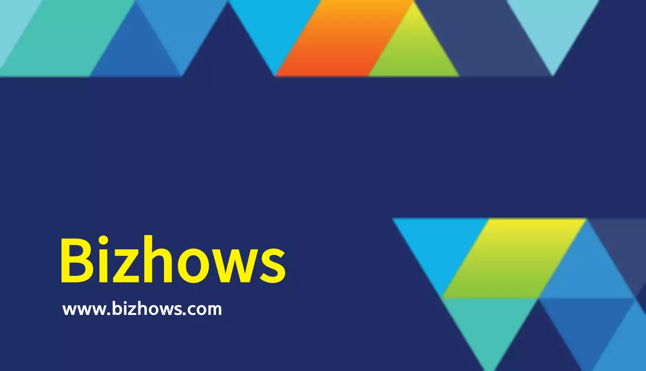 オレンジ シンプル ビジネス 名刺