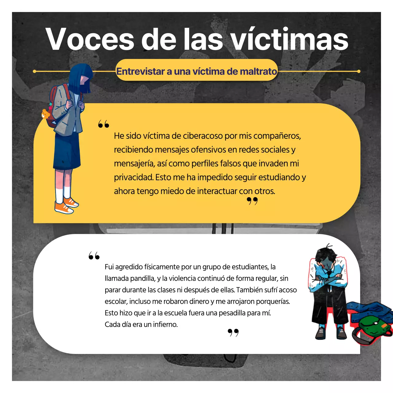 Una campaña por una causa social con un toque azul