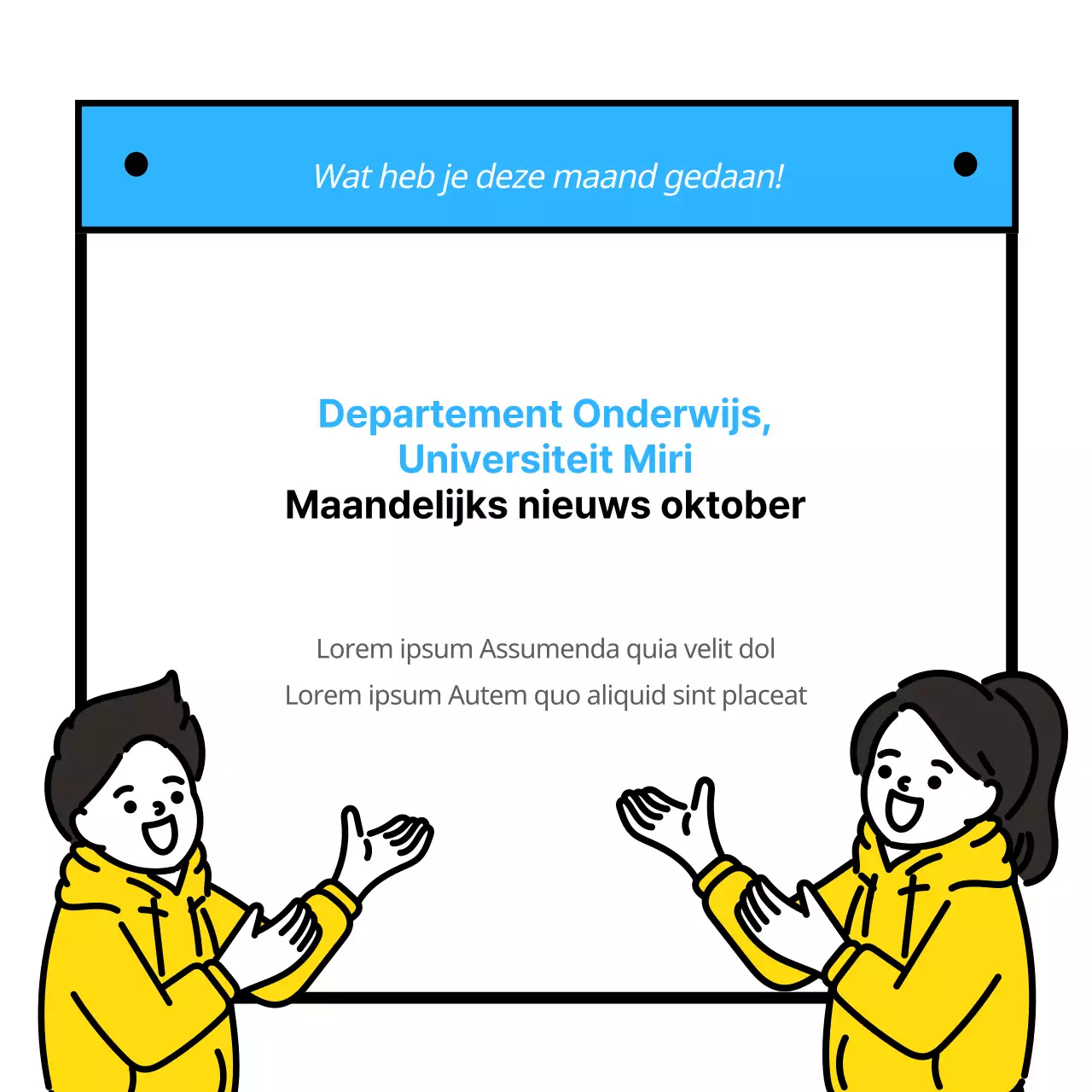 Regelmatig Nieuws Inhoud Departement Onderwijs, Mirae Universiteit Oktober Maandelijks Nieuws Studentenvereniging Public Relations Departement Nieuws SNS Universiteit