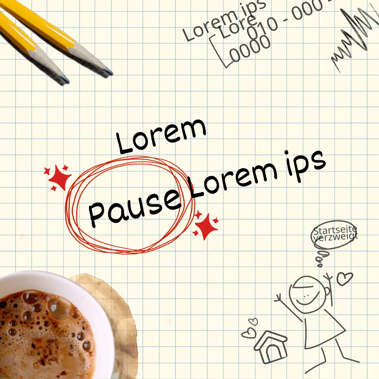 Fördern Sie Emotionen der Klasse B mit einem Doodle im Hintergrund Ihrer Notizen