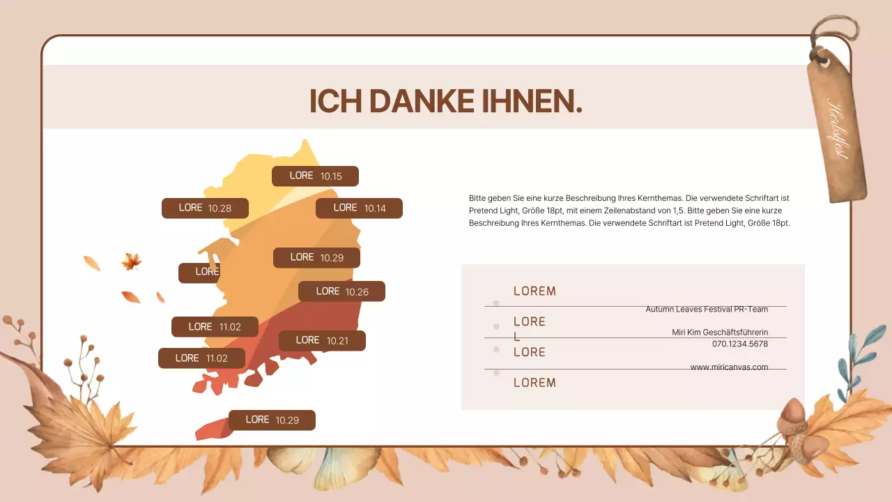 Ihr Leitfaden für orangefarbene, natürliche Herbstveranstaltungen