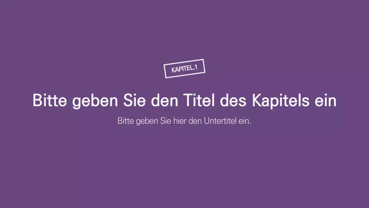 Sauberere Präsentationen