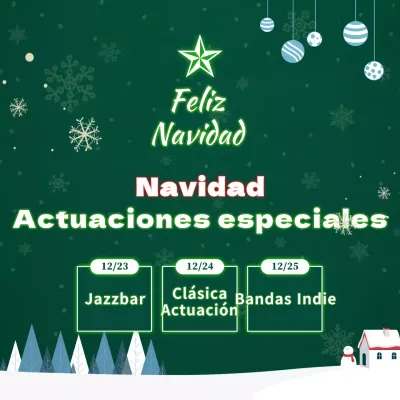Un belén verde con forma de árbol de Navidad