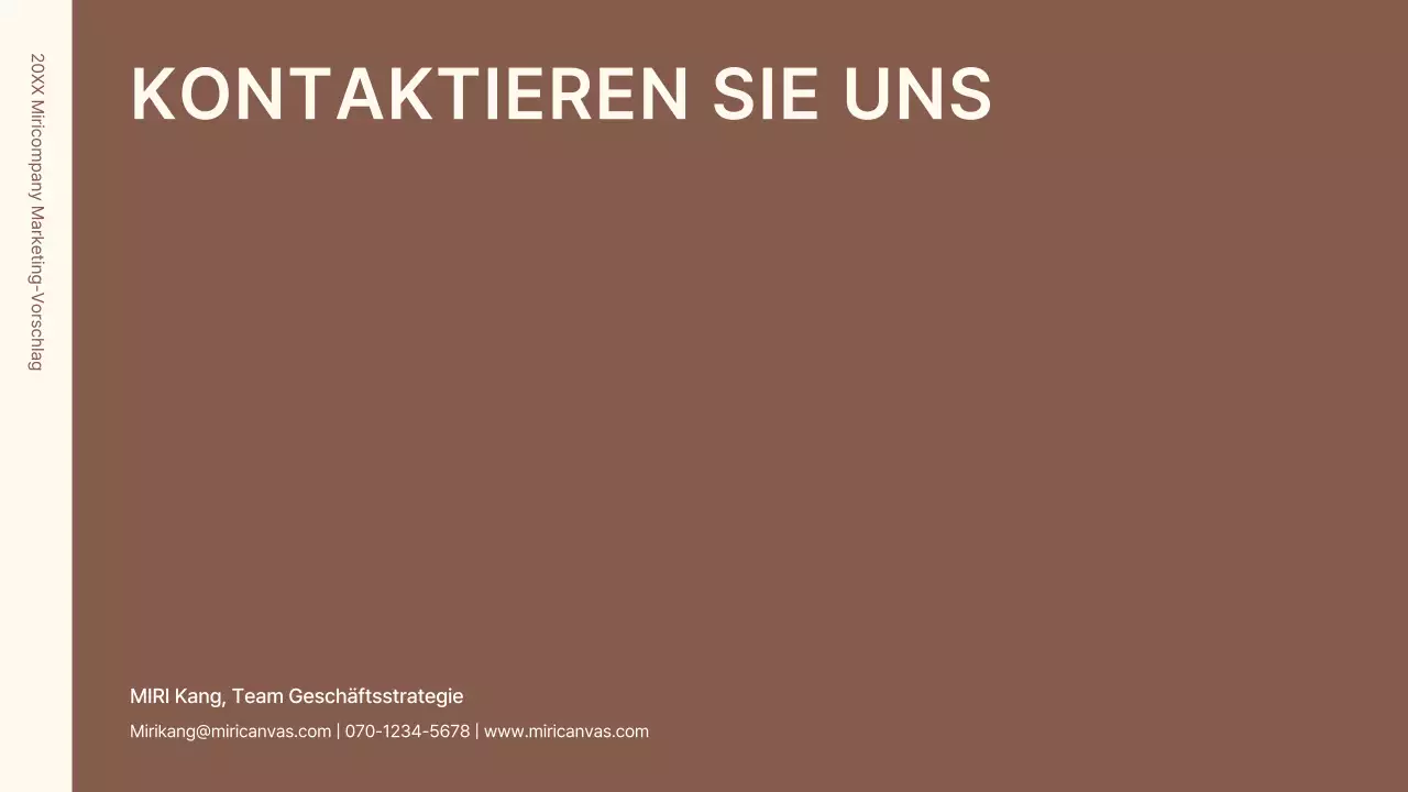 Ein Business-Konzept-Kit mit minimalistischen und einfachen Linien in Braun.