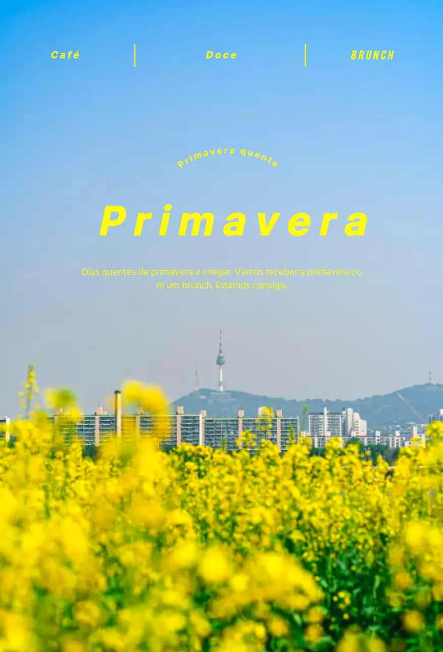 Criar produtos quentes e emocionais para a primavera
