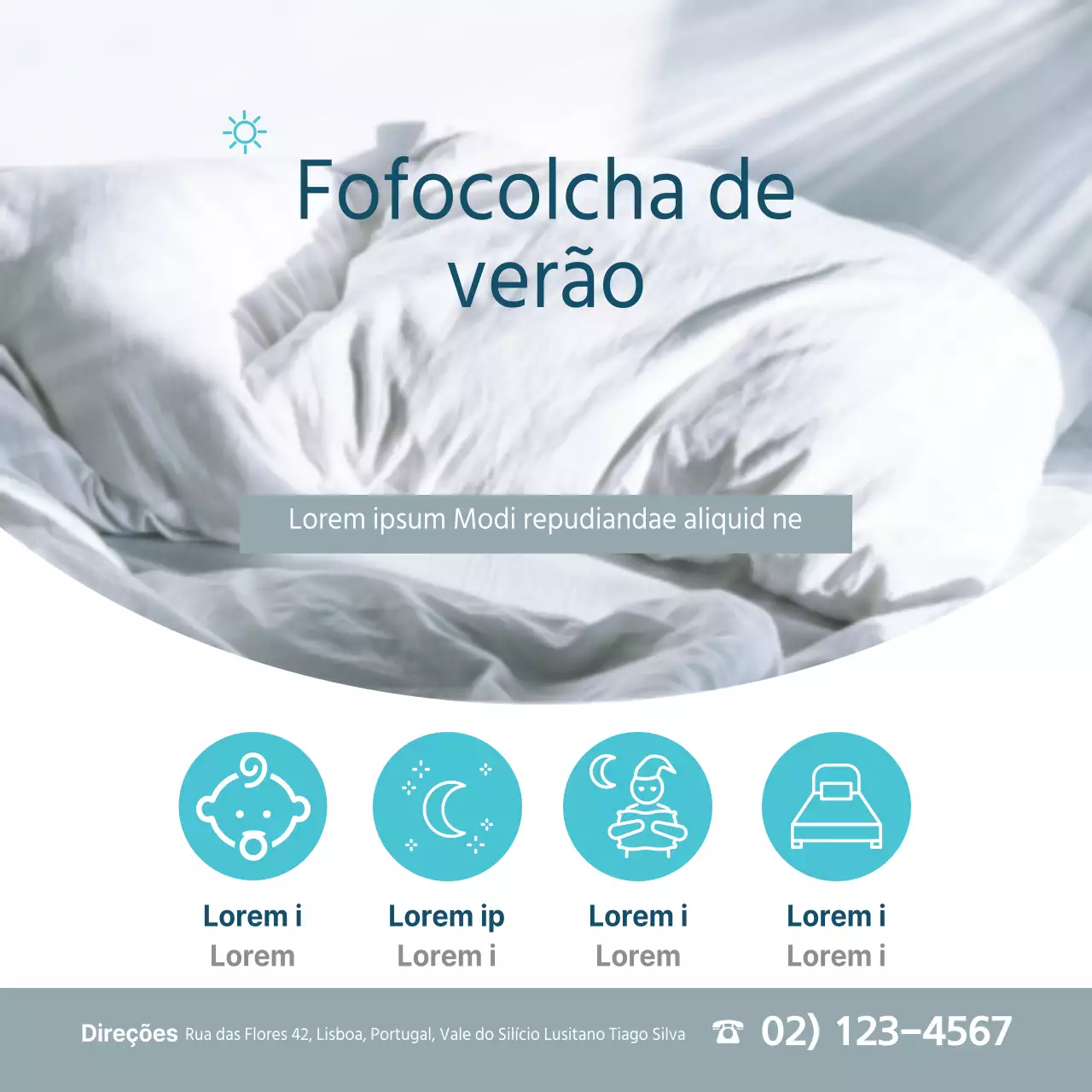 Venda de colchas de verão