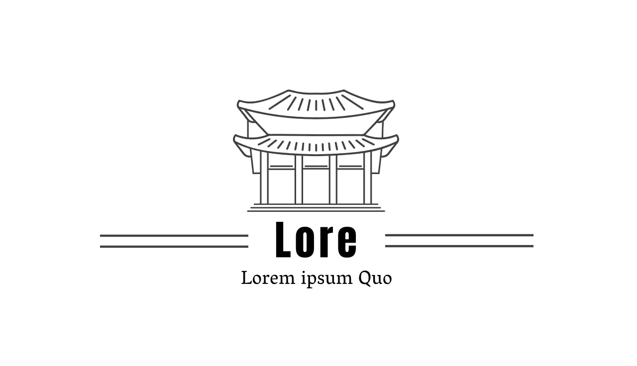 ilustração branca logótipo restaurante comida coreana