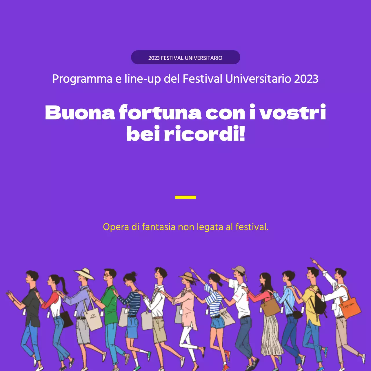 Calendario dei festival universitari