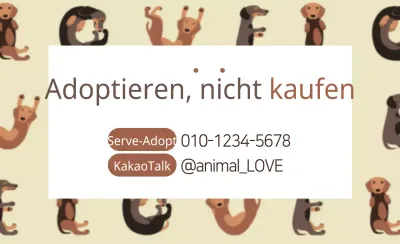 Adoptieren, nicht kaufen