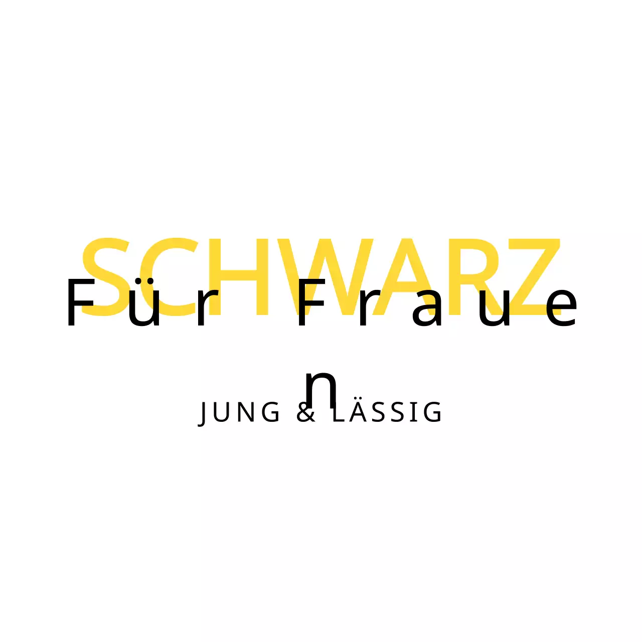 Schwarze Frau