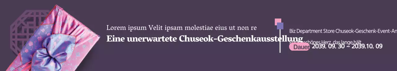 Eine unerwartete Chuseok-Geschenkausstellung