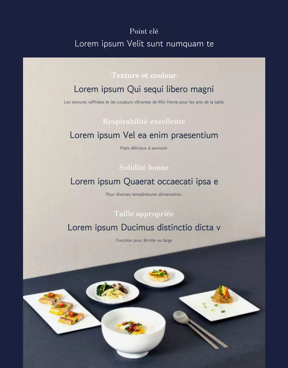 Un événement en céramique pour les jeunes mariés avec une cuisine marine et naturelle.