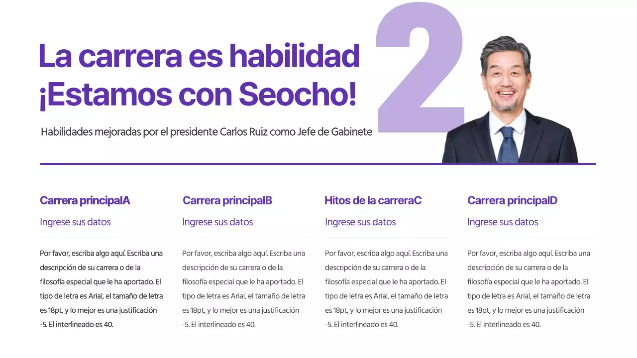 Presentaciones para las elecciones