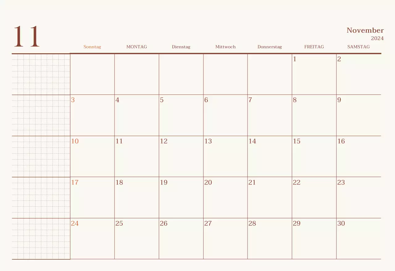 Emotionales Cafe-Fotolayout in Beige und Braun