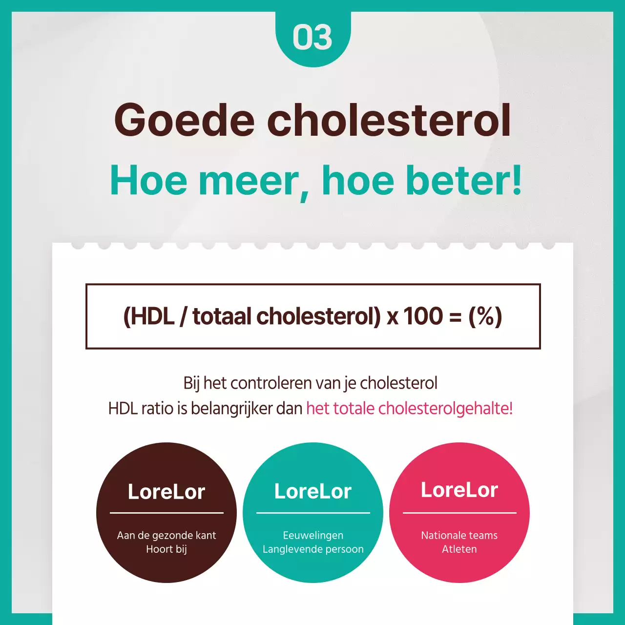 Donkerroze en mintkleurig cholesterol