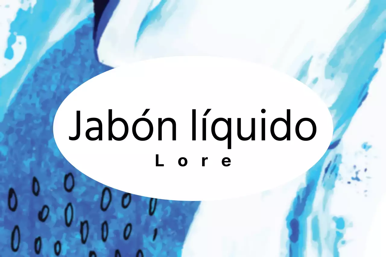 Jabón líquido