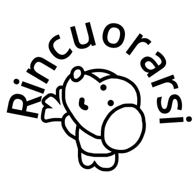 Concetto allegro con un simpatico cucciolo illustrazione di linea in nero