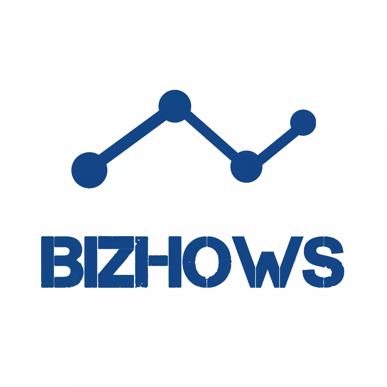 青 シンプル ビジネス ロゴ