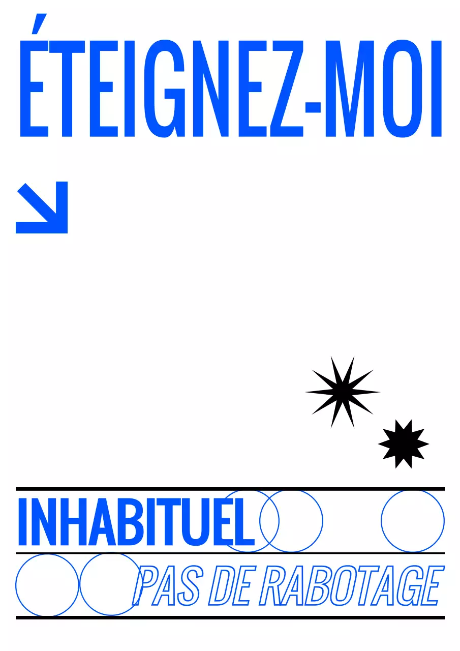 Pour promouvoir une boutique éditoriale branchée, bleue et noire, et présenter des produits.