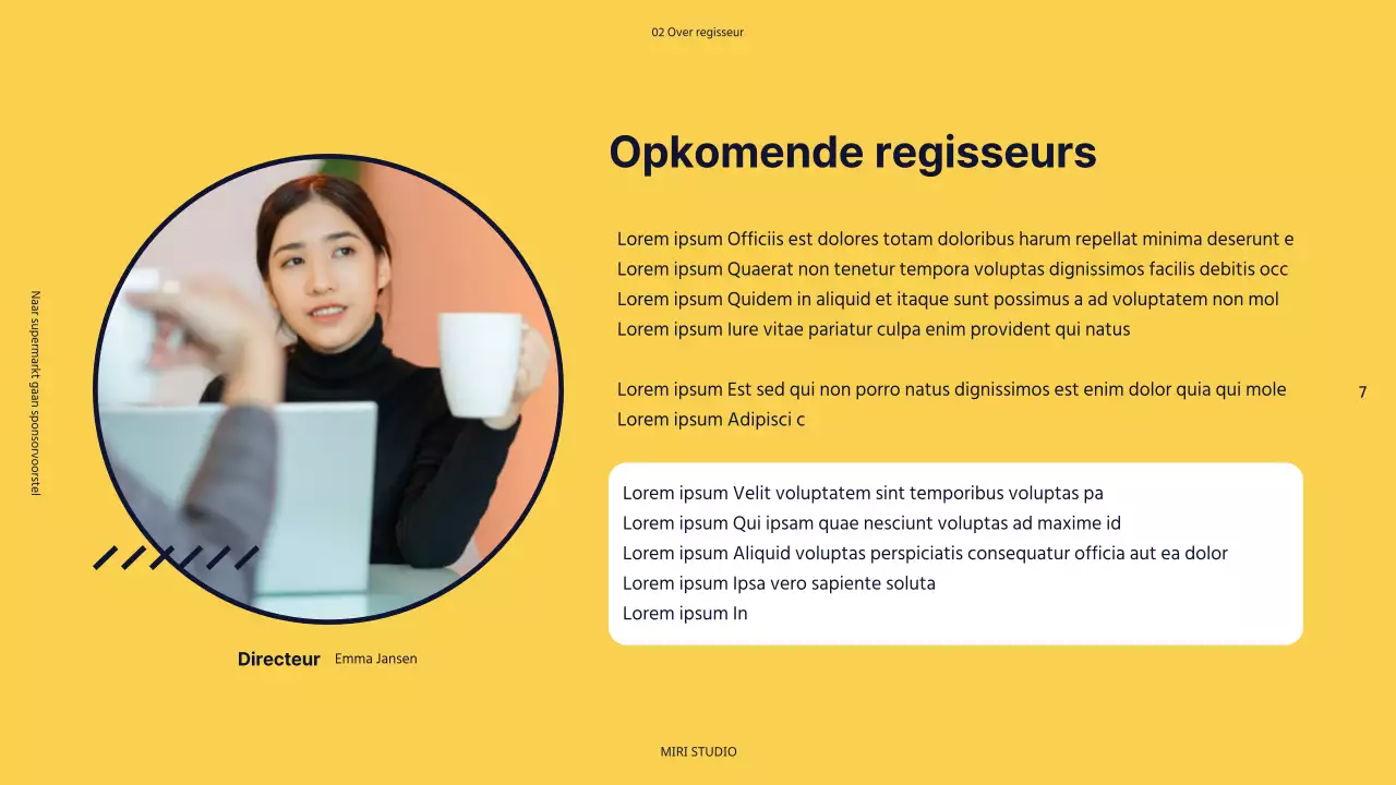 Een kleurrijk voorstel voor filmreclame-sponsoring