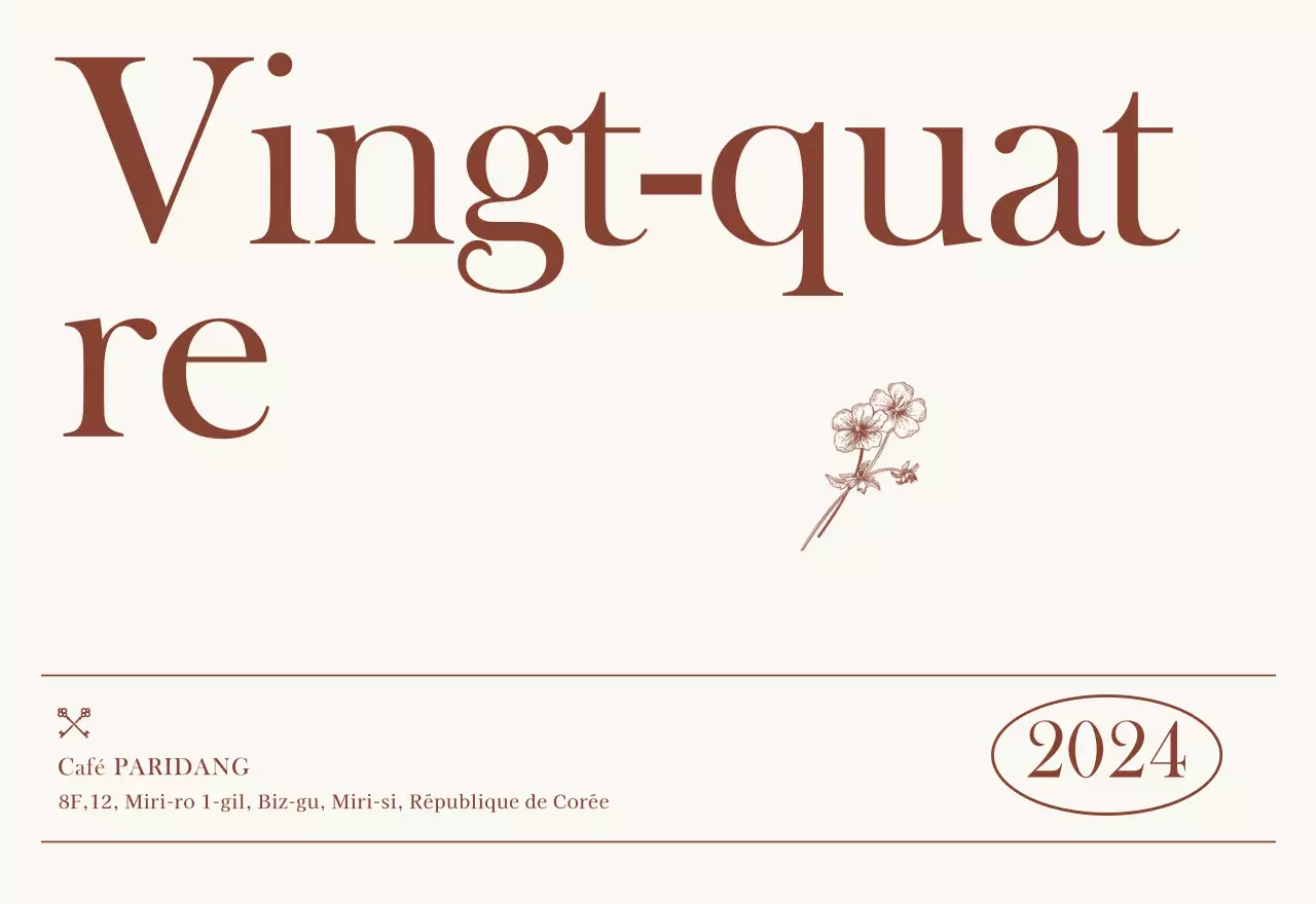 Mise en page de photos de cafés émotionnels en beige et marron