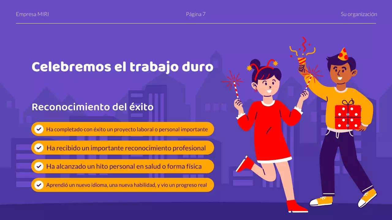 Presentación de la celebración del Año Nuevo