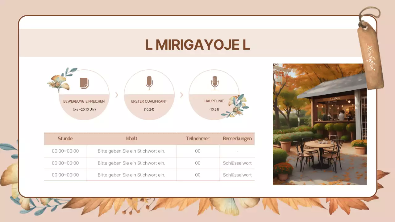 Ihr Leitfaden für orangefarbene, natürliche Herbstveranstaltungen