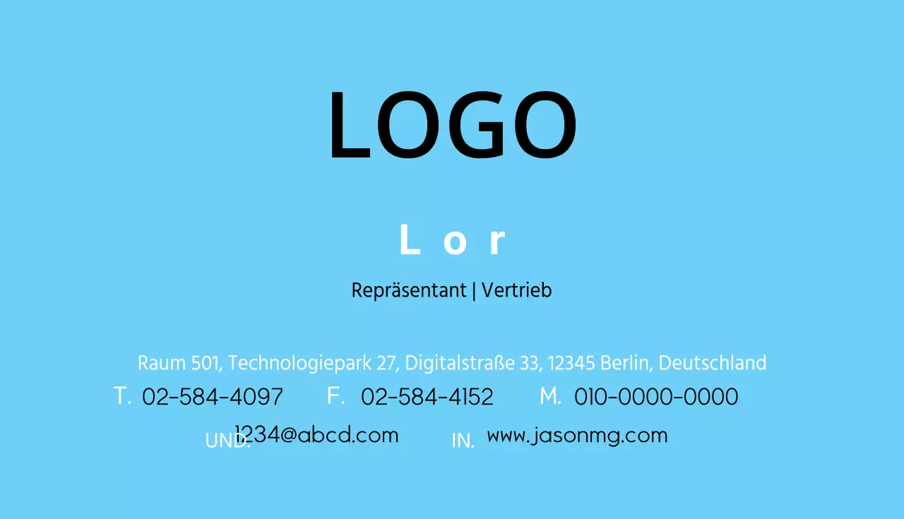 Visitenkarten für Unternehmen