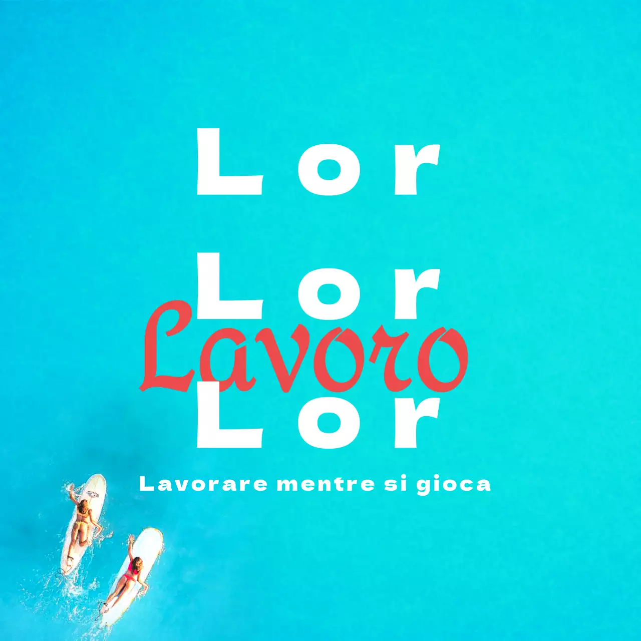 Uno spazio di lavoro fresco e nitido in blu e giallo