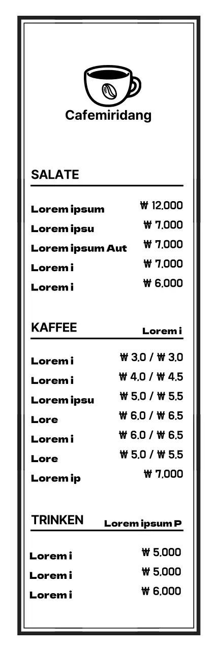 Cafe-Menü-Tafel_Vertikales Banner